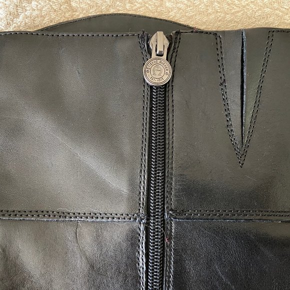 Etienne Aigner Black Leather Boots - Excellent Condition - Size 9 - Picture 3 of 7